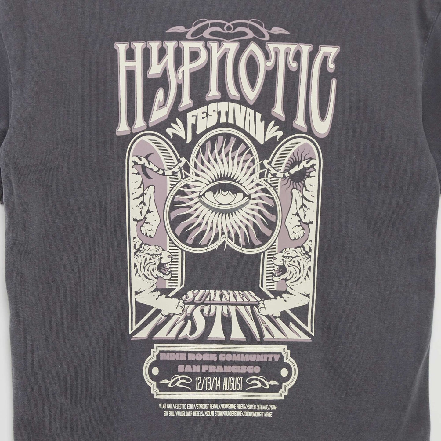 Printed T-shirt GREY