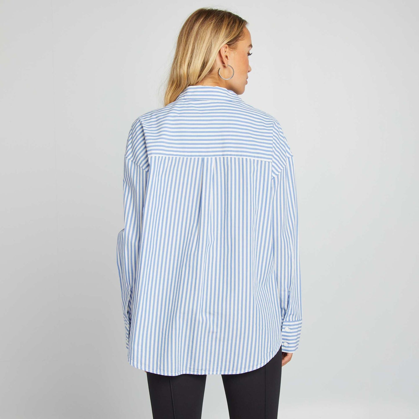 Basic poplin shirt WHITE