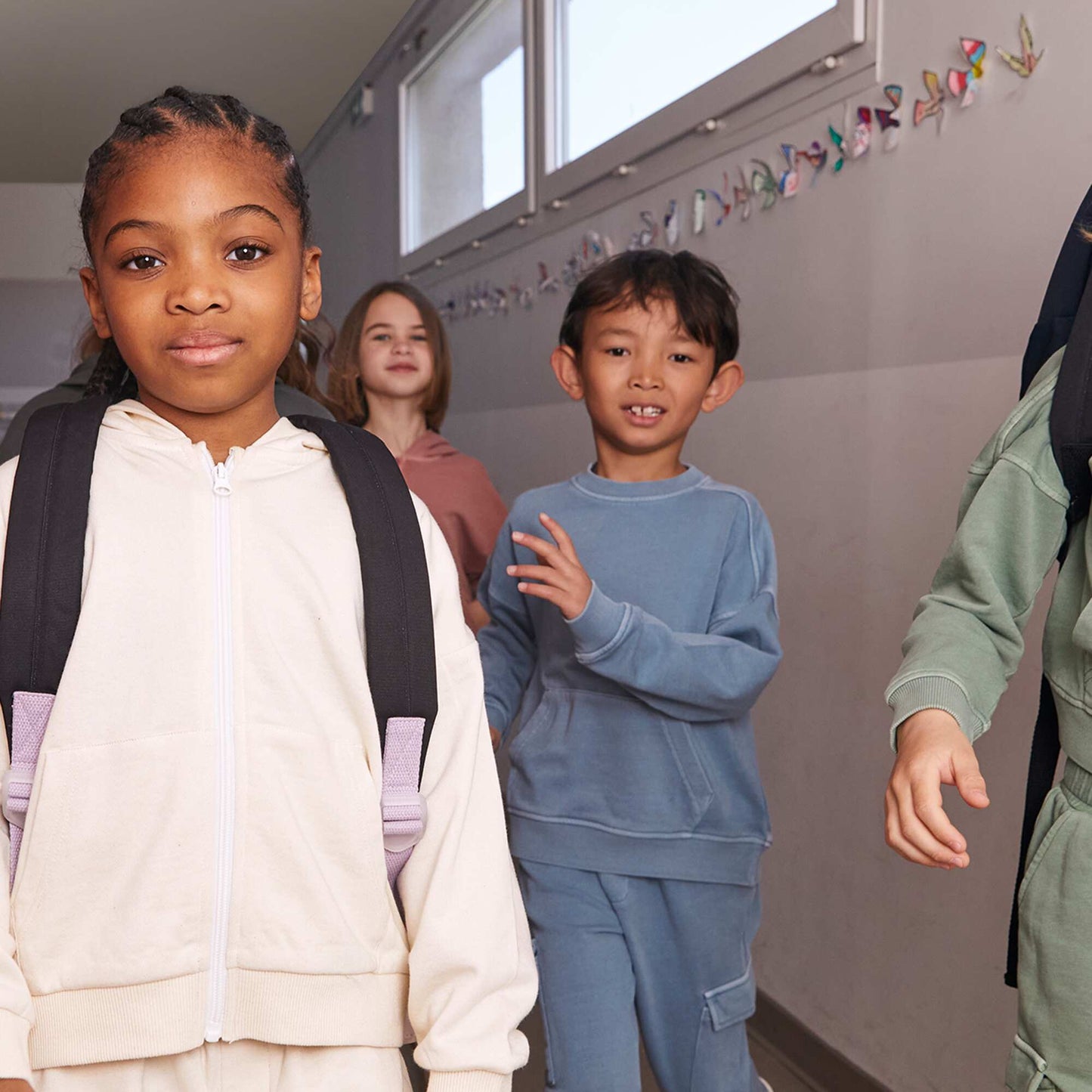 Sweatshirt with kangaroo pocket BLUE