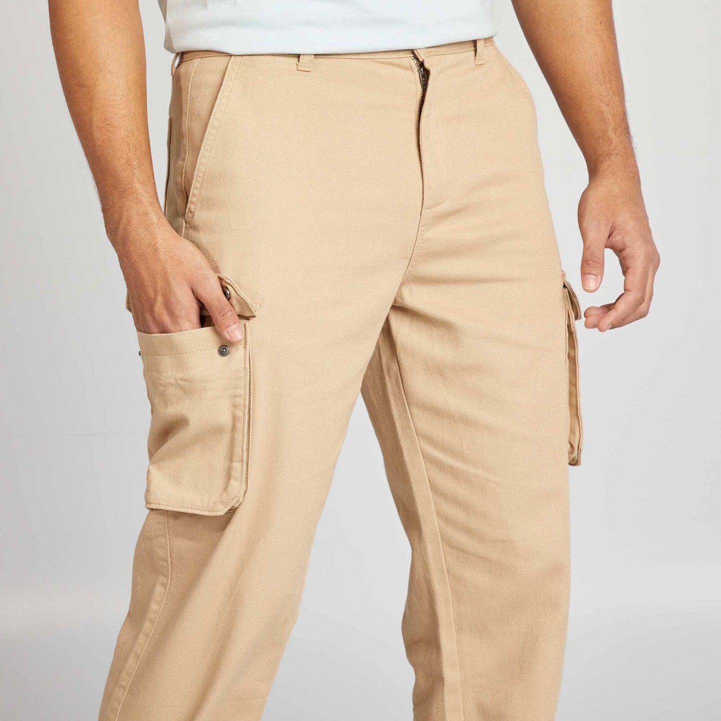 Multi-pocket trousers BEIGE