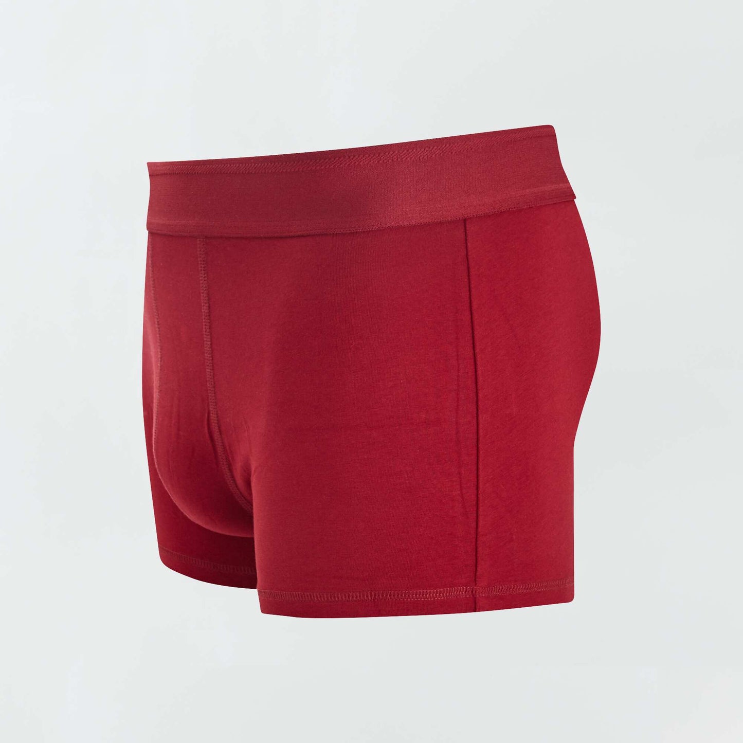 Pack of 3 plain boxers BLUE/grey/red