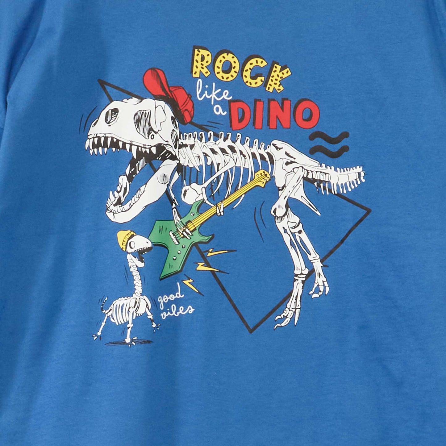 Long-sleeved T-shirt with print BLUE