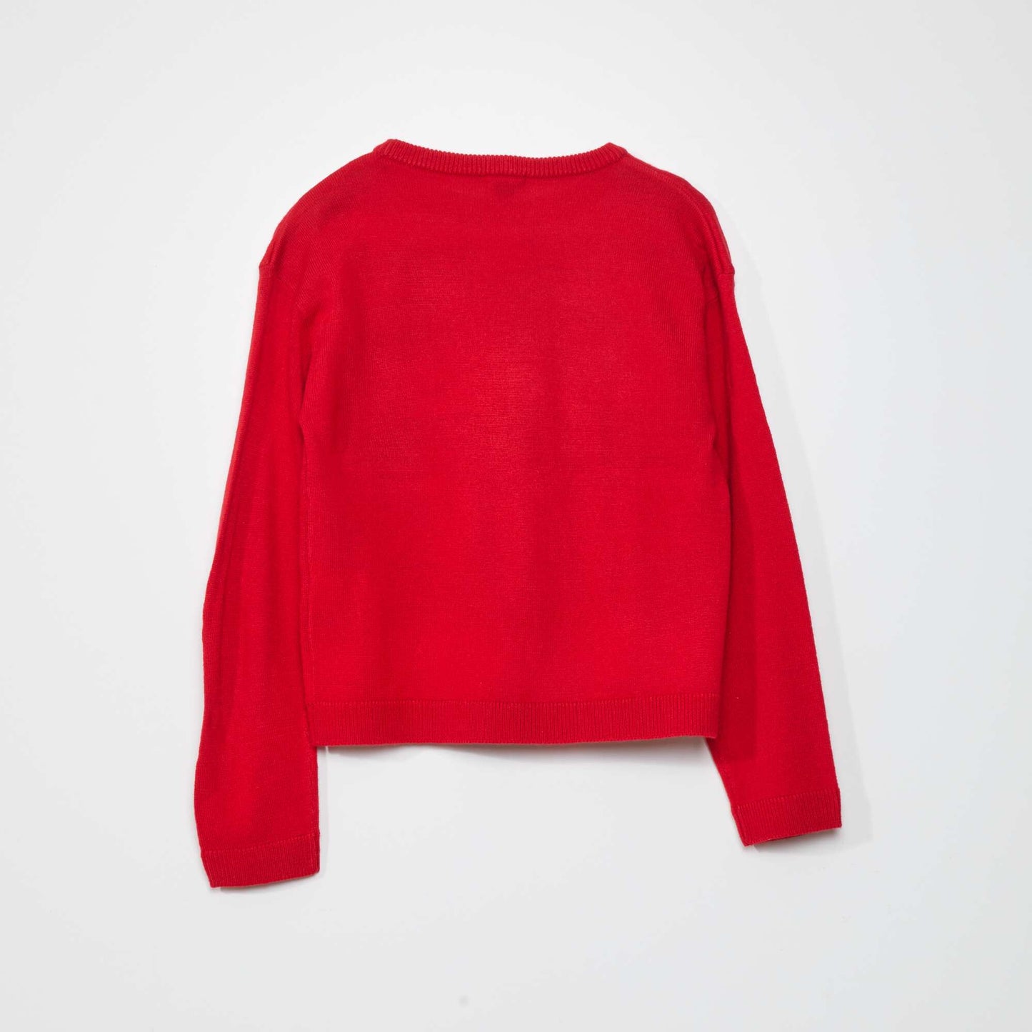 Christmas jumper with pompom RED_KIDNEY