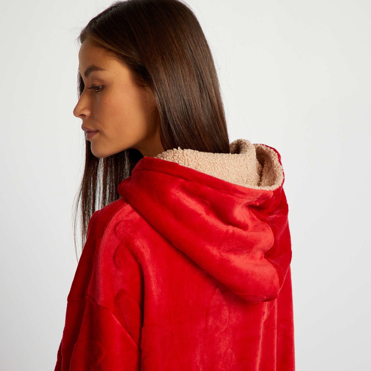 Sherpa hoodie HEART