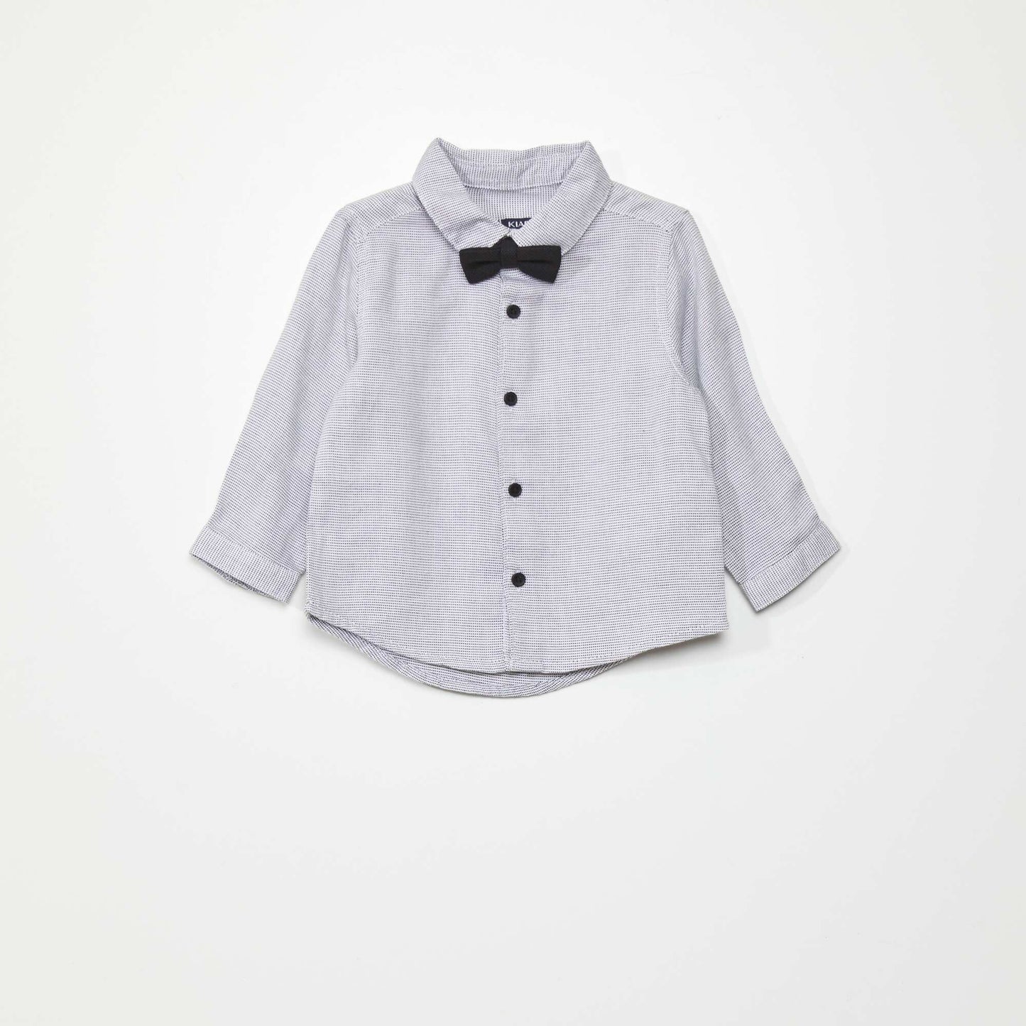Shirt + trousers + bow tie set - 3-piece set black
