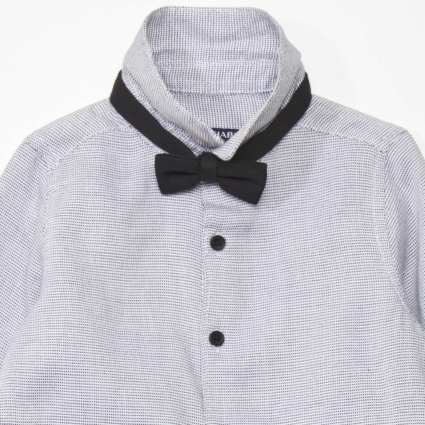 Shirt + trousers + bow tie set - 3-piece set black