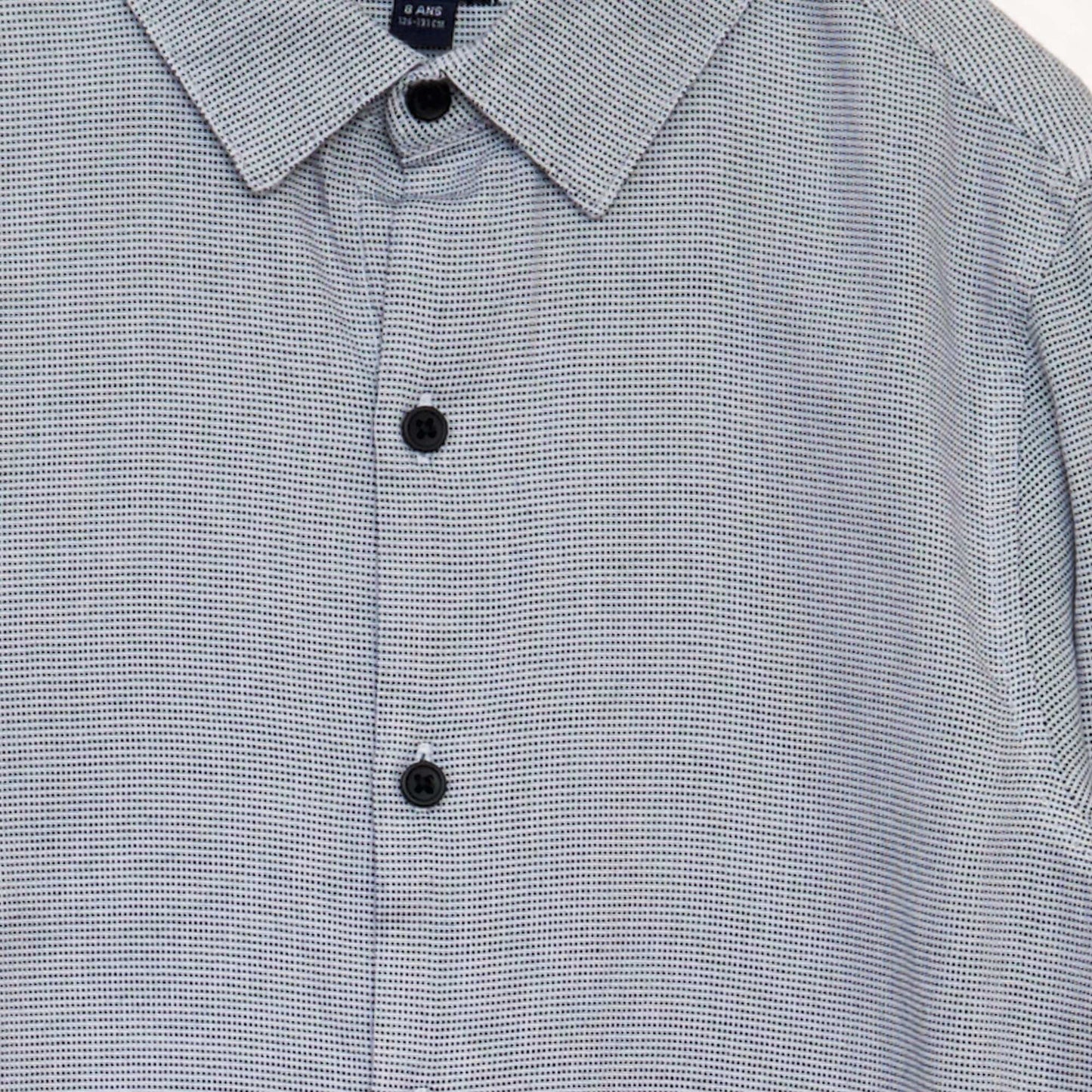 Regular-fit patterned shirt BLUE