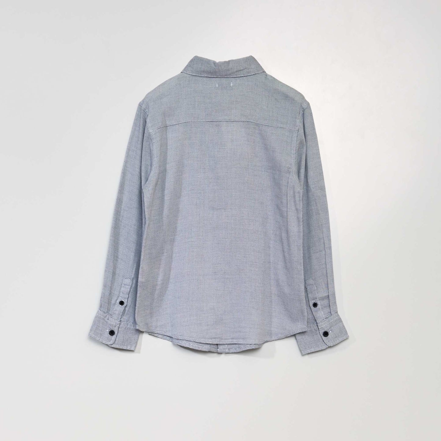 Regular-fit patterned shirt BLUE