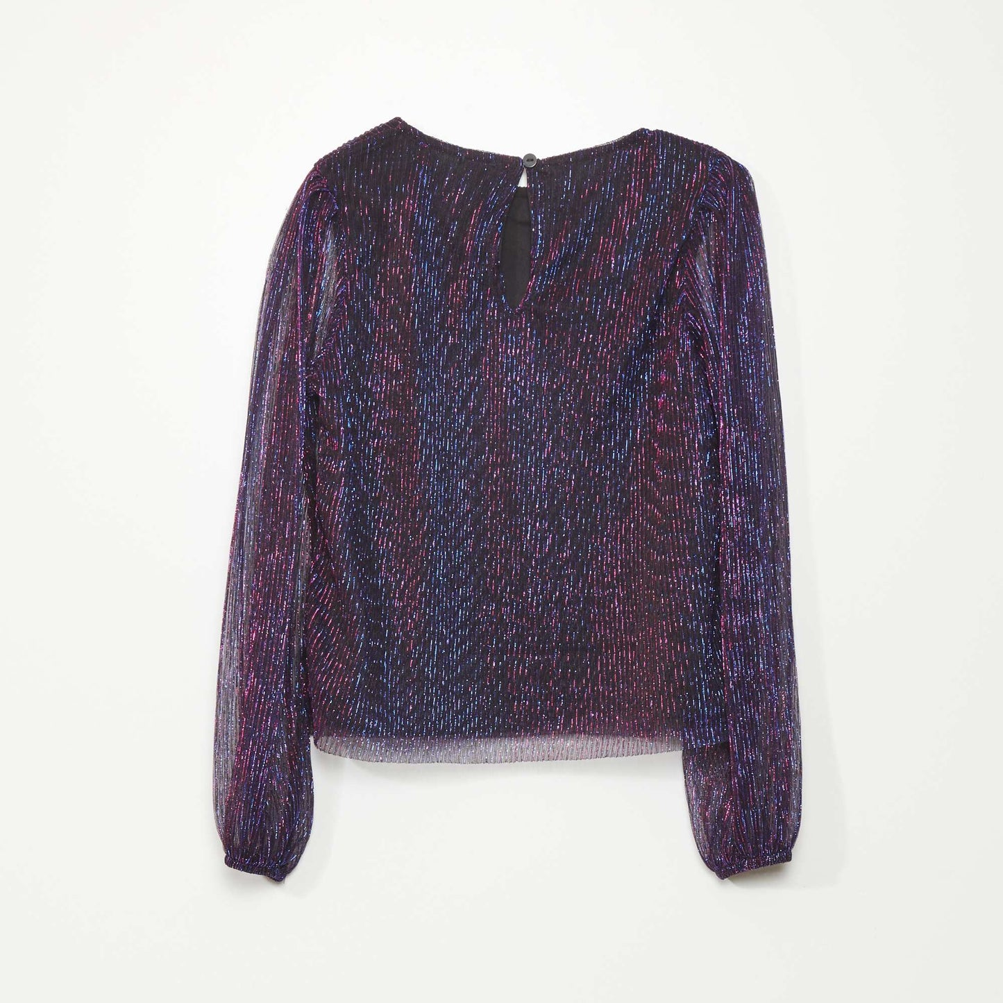 Pleated T-shirt PURPLE