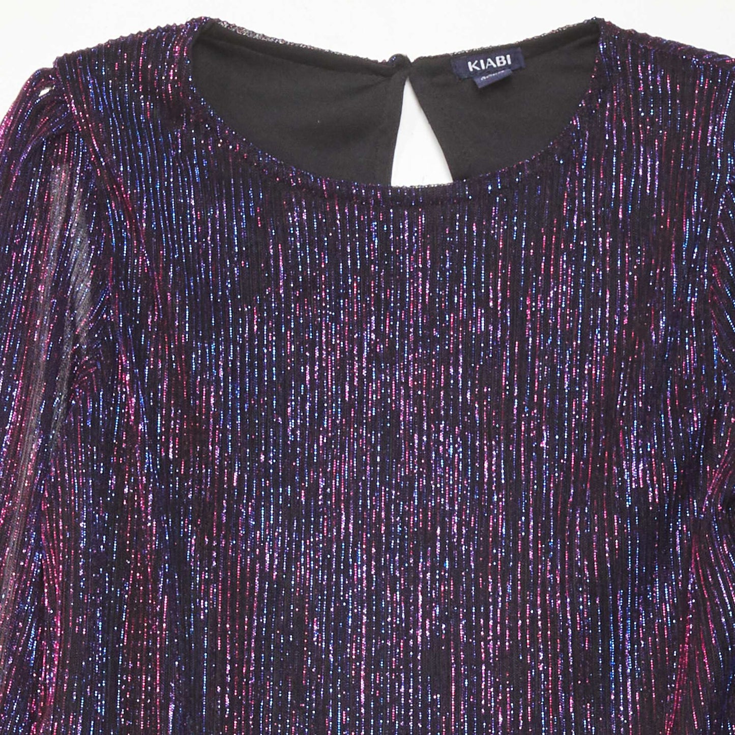 Pleated T-shirt PURPLE