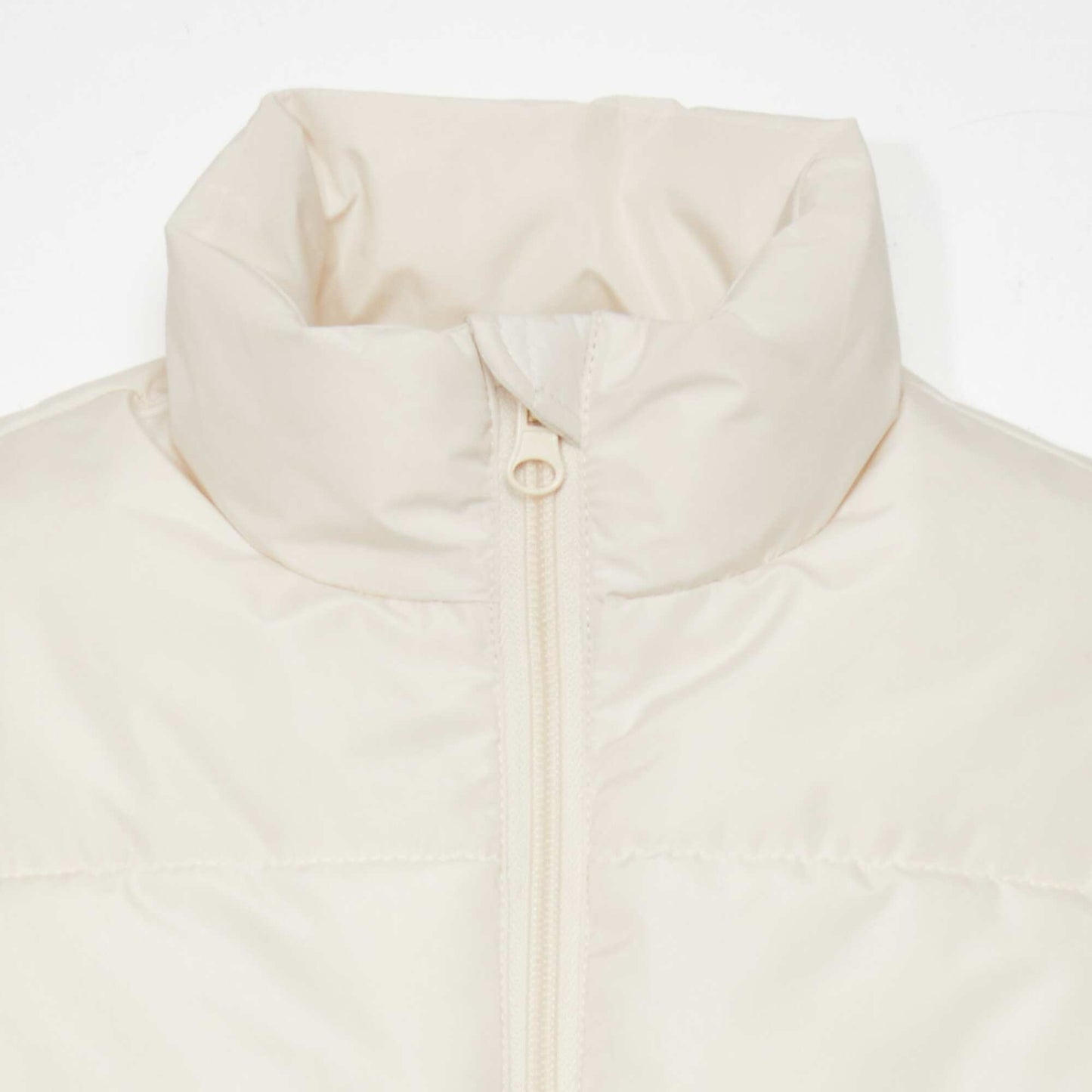 Quilted bodywarmer WHITE EGG