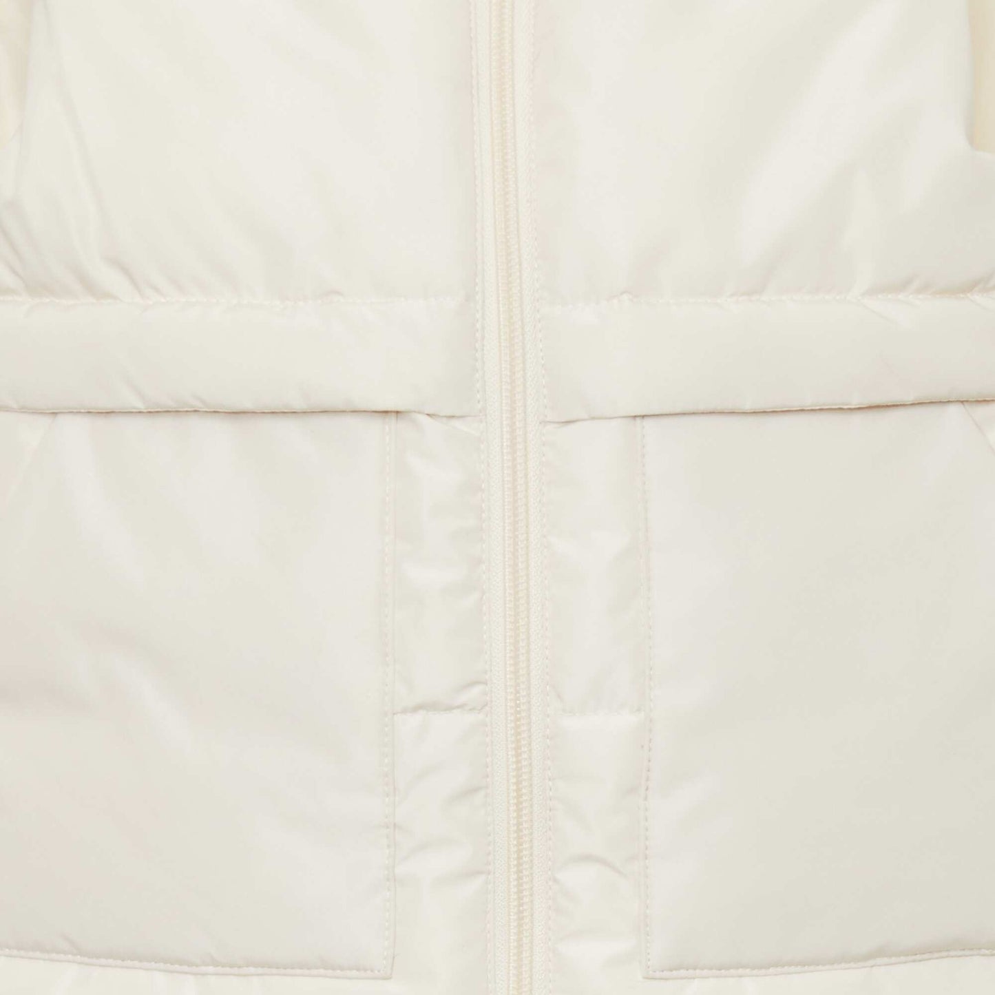 Quilted bodywarmer WHITE EGG