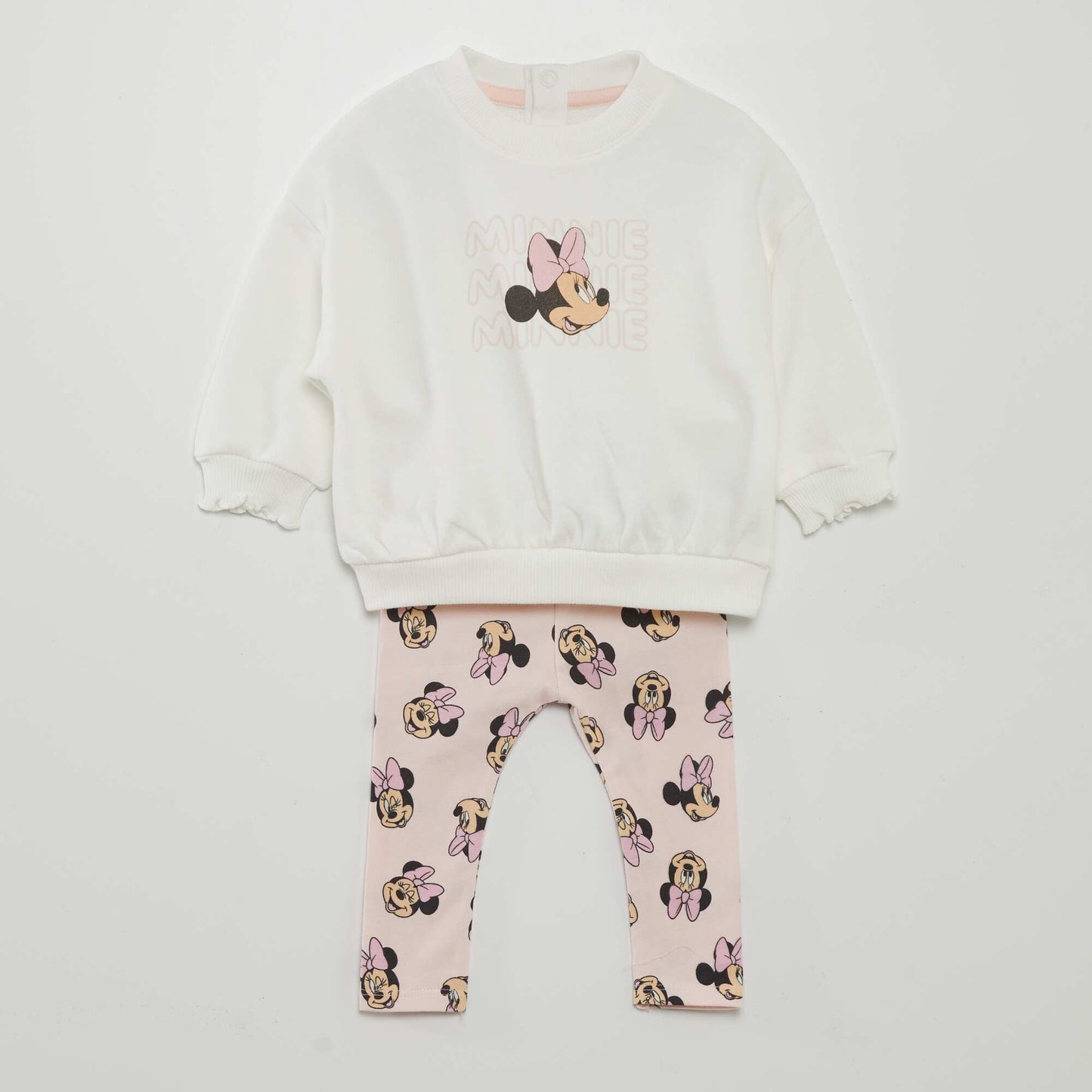 'Minnie' leggings + sweater set WHITE