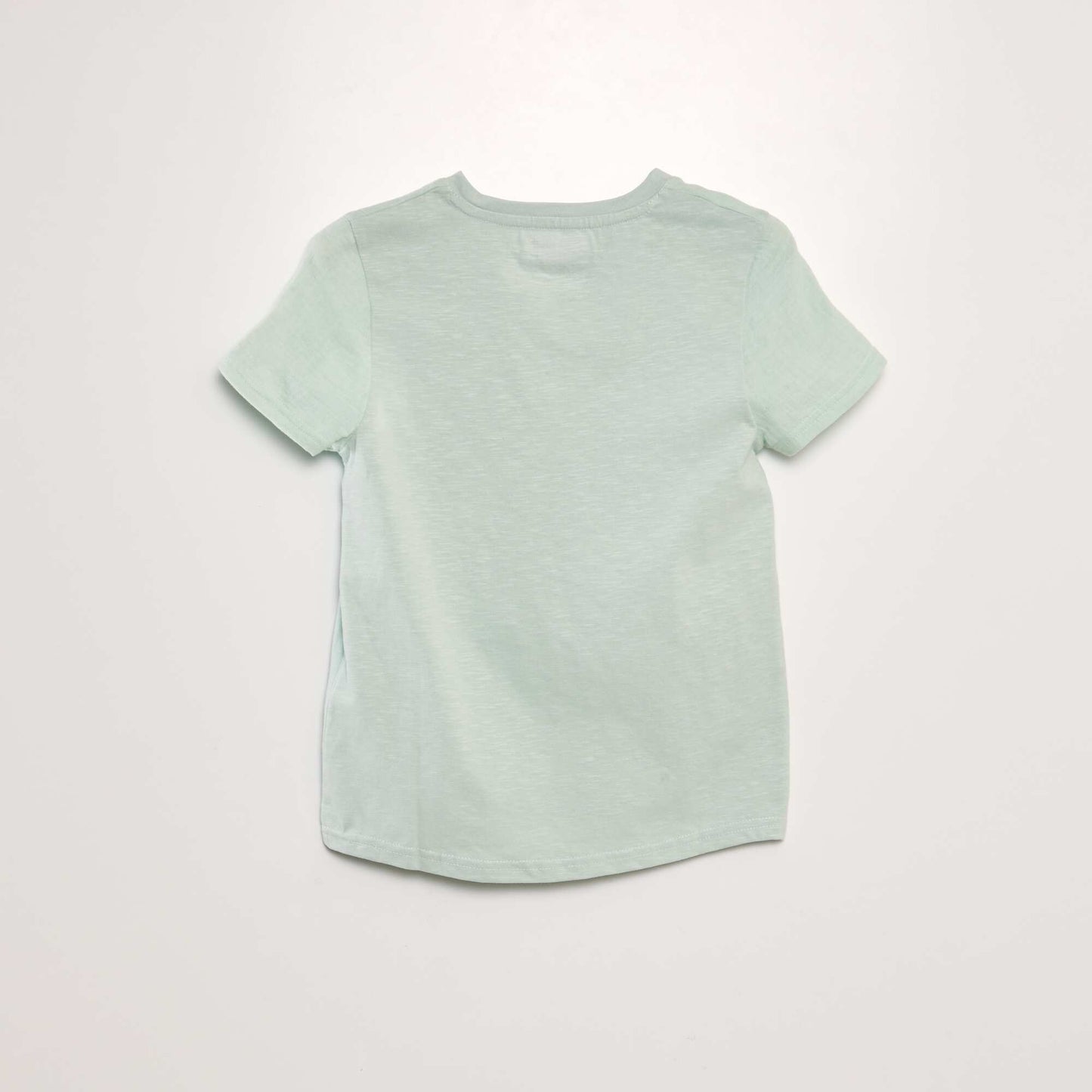 Henley collar T-shirt blue