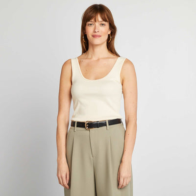 Vest top ECRU