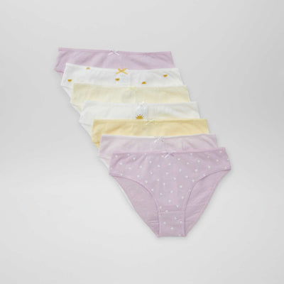 Pack of 7 briefs YELLOW