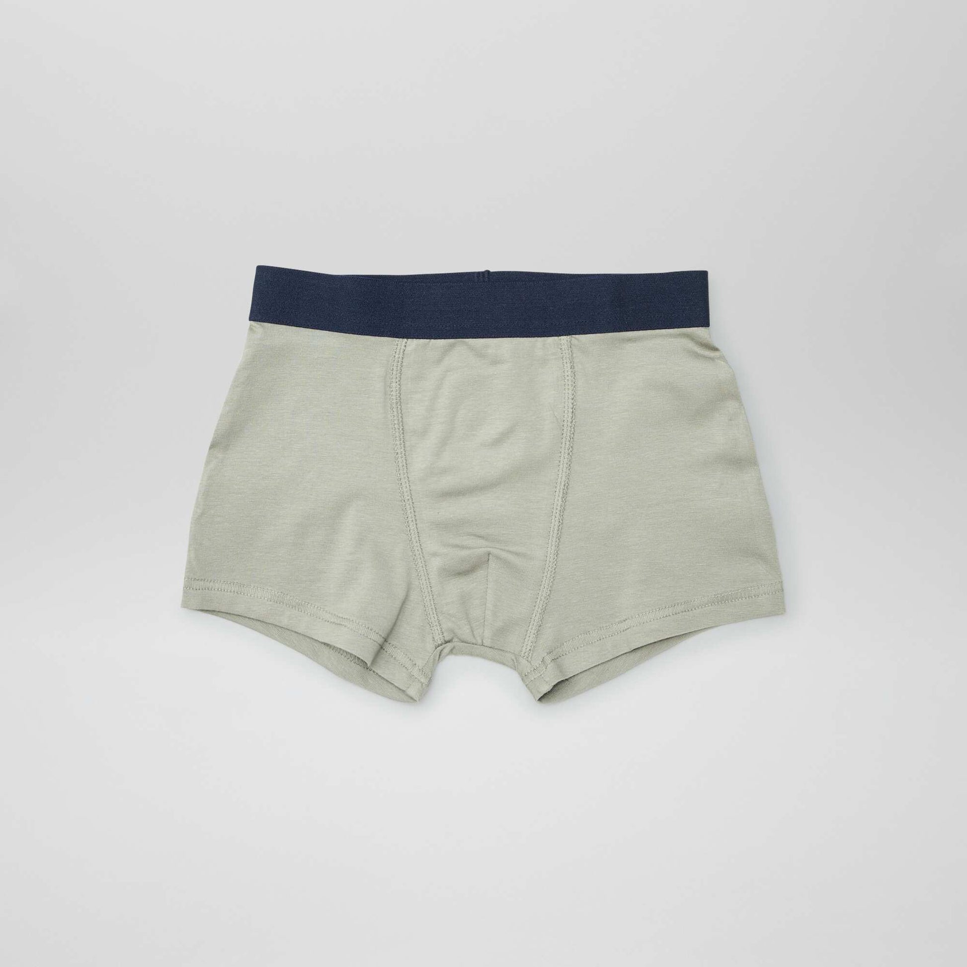 5 plain boxers GREEN