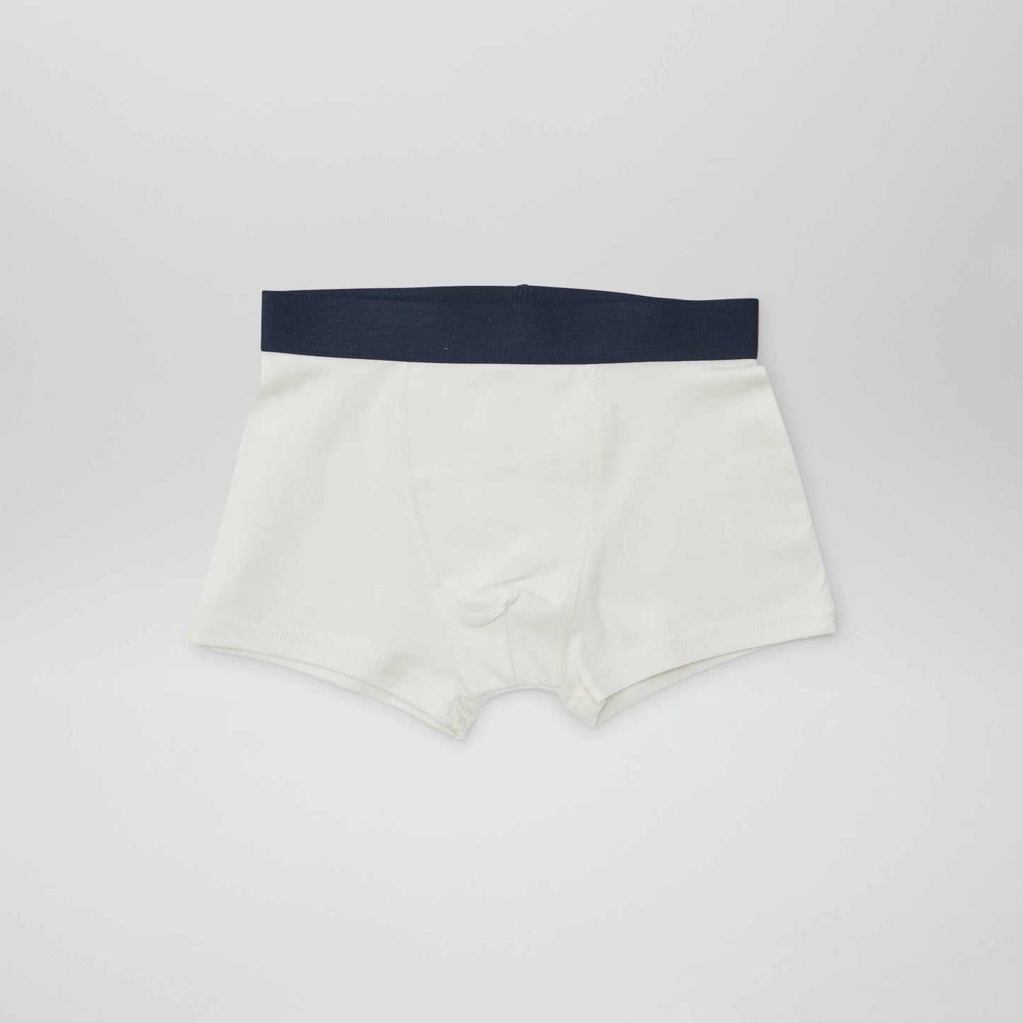 5 Plain Boxers WHITE