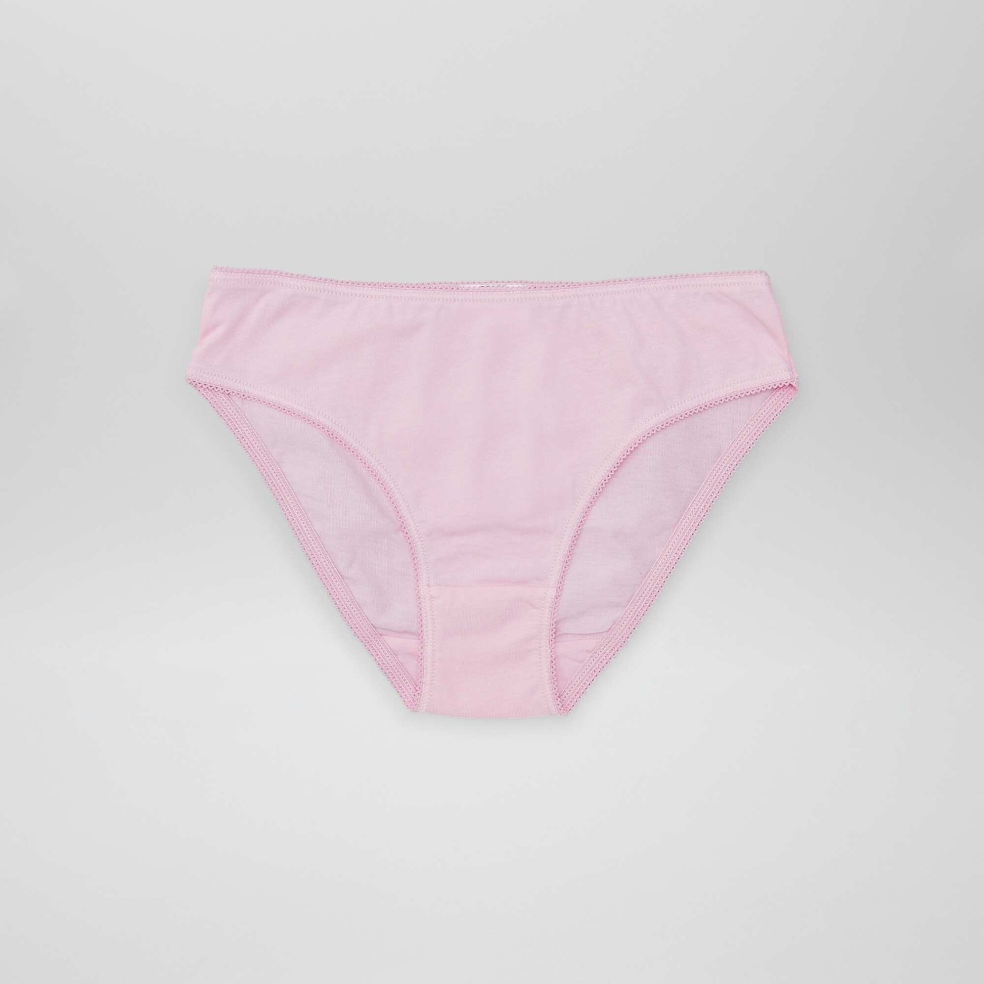 Pack of 7 plain briefs PINK