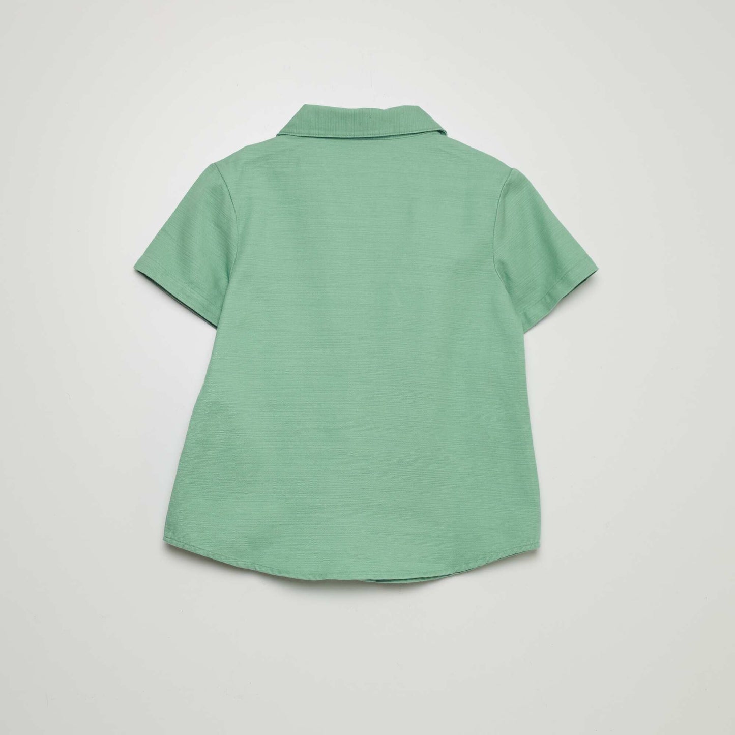 Plain short-sleeved shirt GREEN