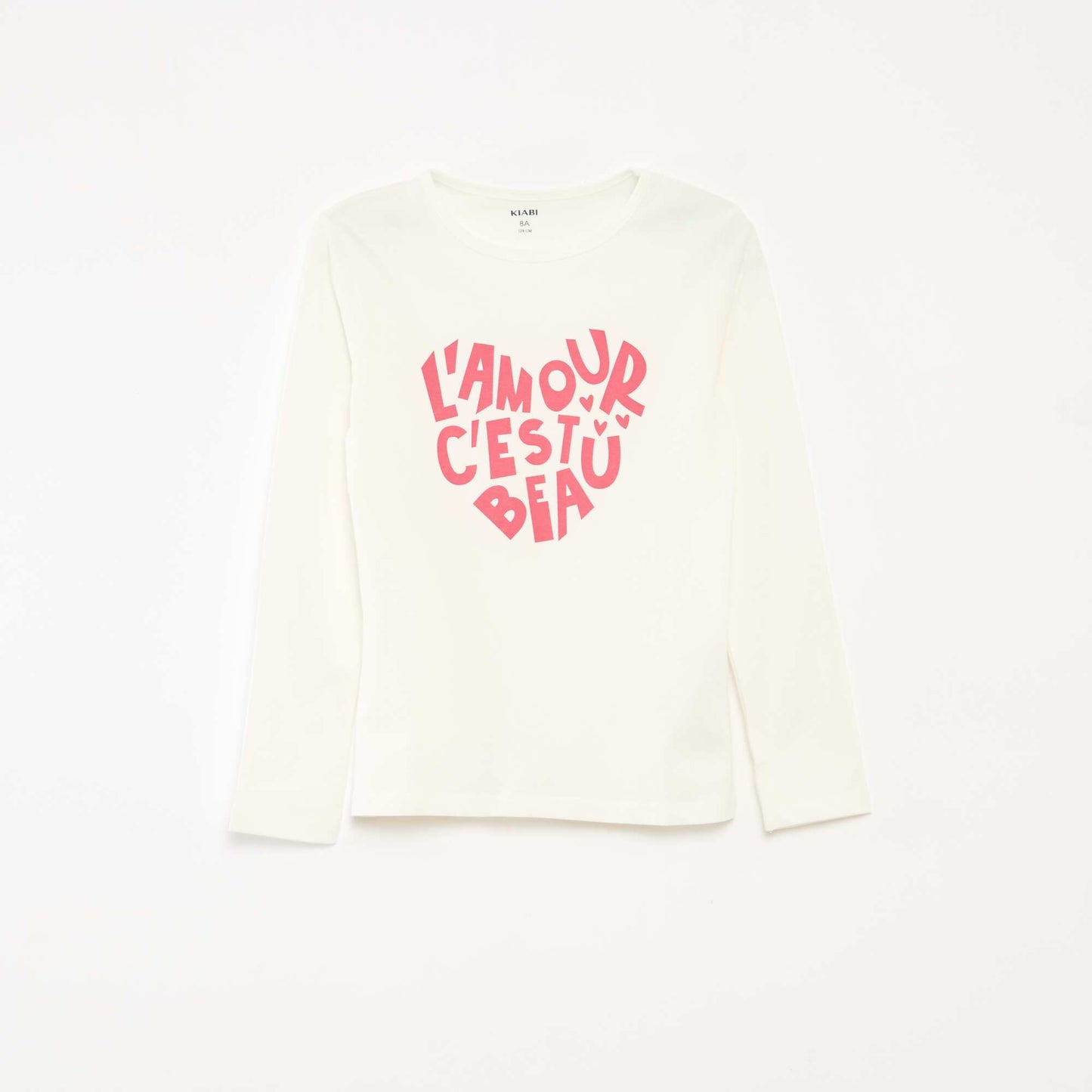 T-shirt and trousers pyjama set - 2-piece set WHITE
