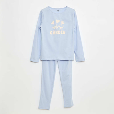 T-shirt and trousers pyjama set - 2-piece set BLUE