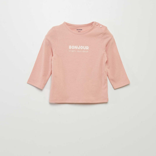 Slogan T-shirt PINK