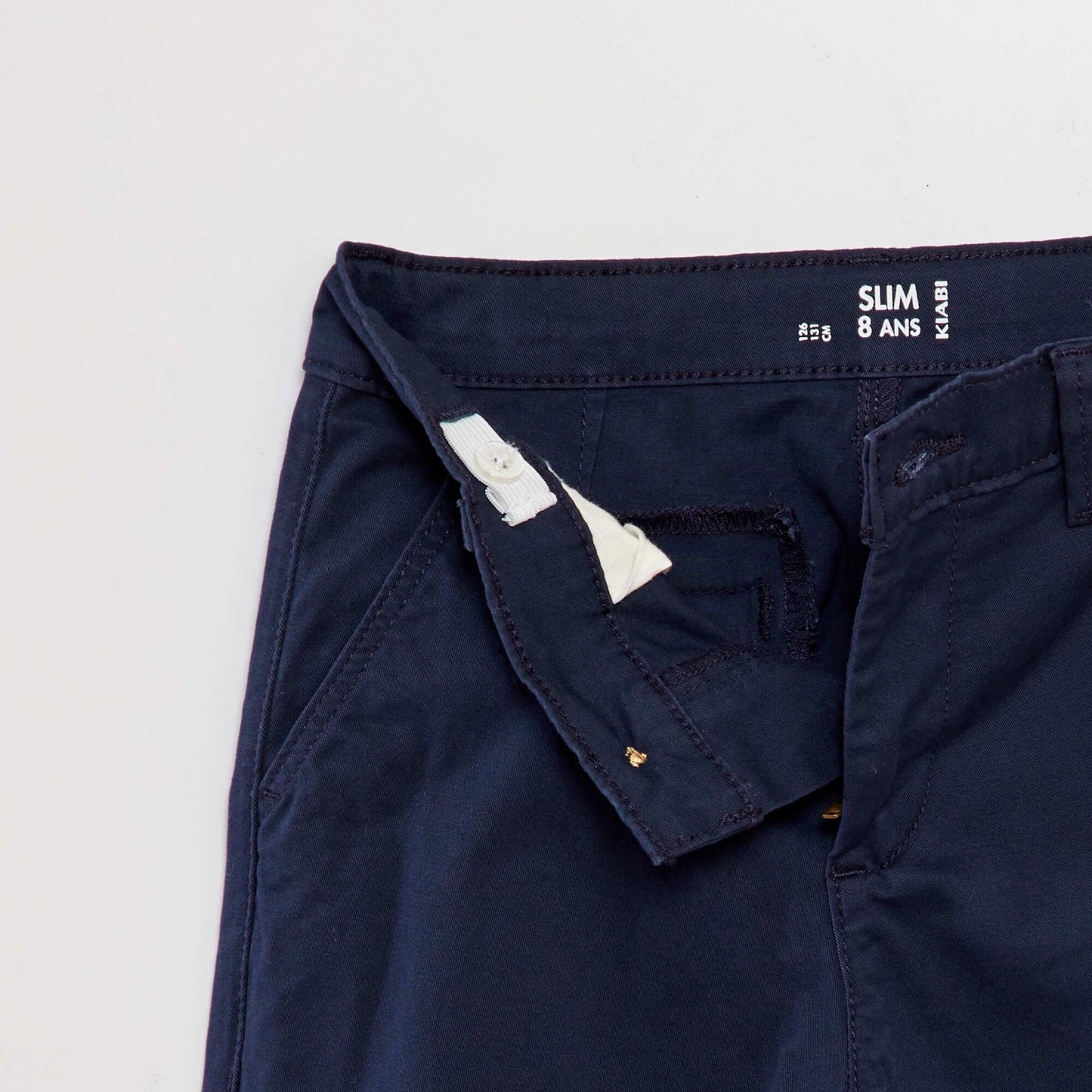 Slim-fit chinos blue