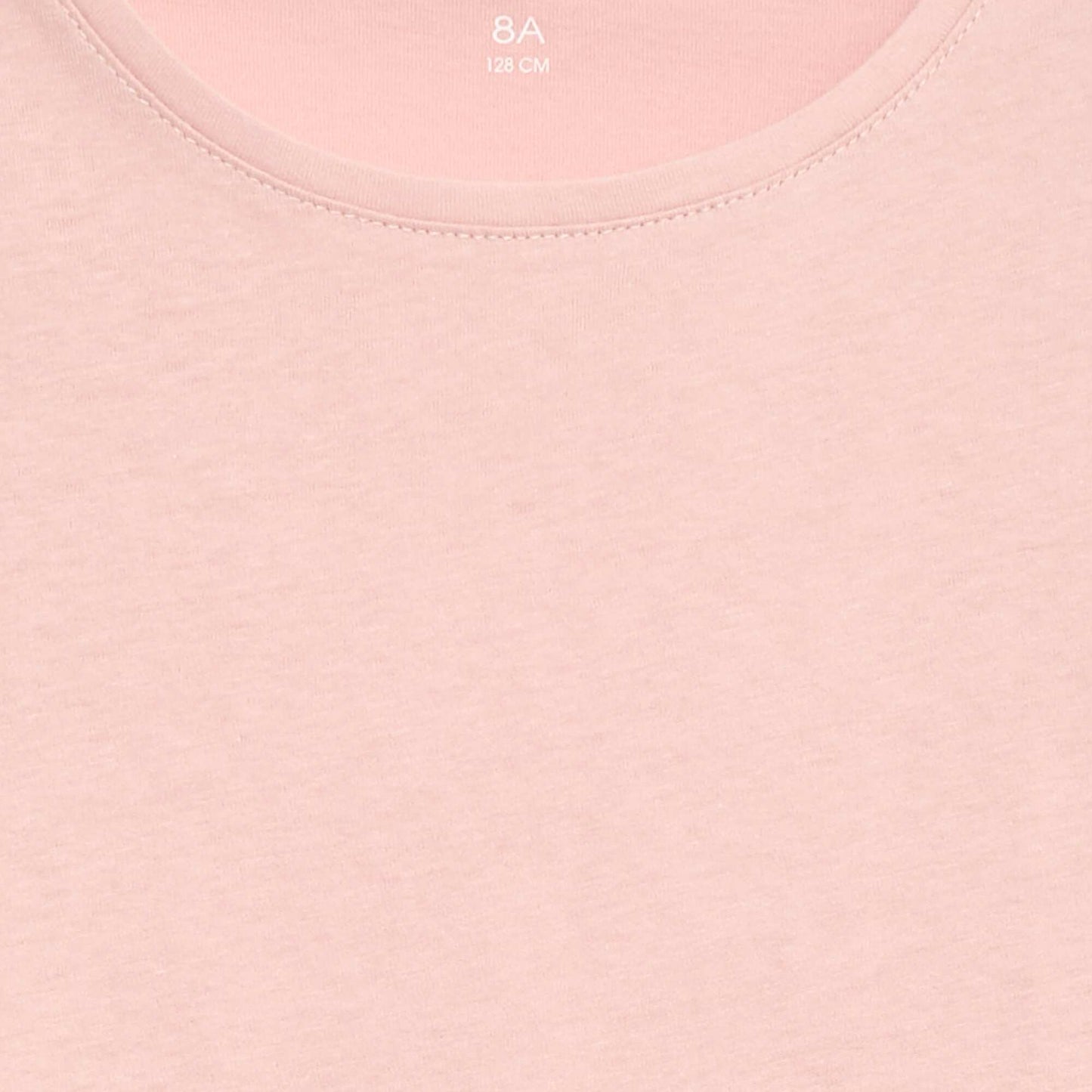 Plain T-shirt with gathered shoulders PINK