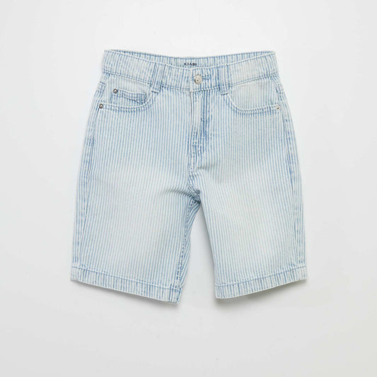 Denim Bermuda shorts BLUE