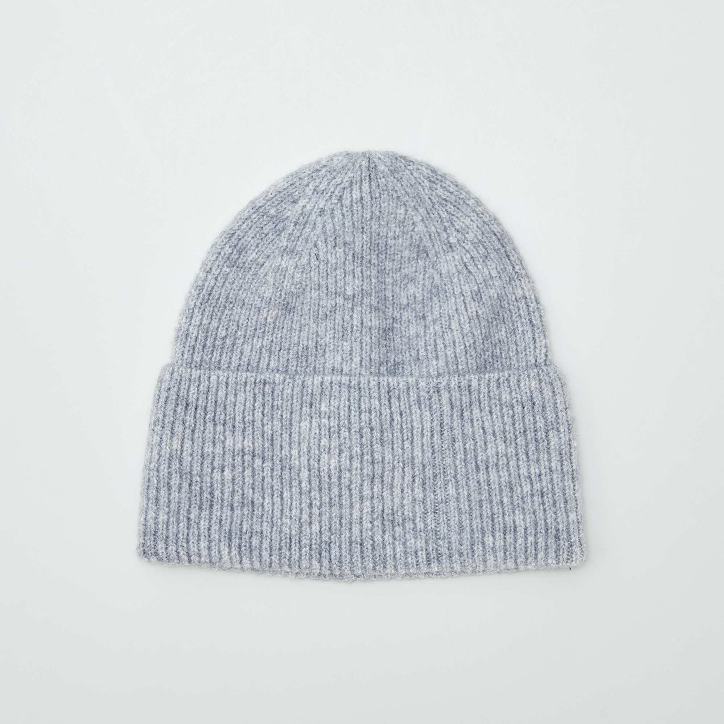 Ribbed knit hat GREY