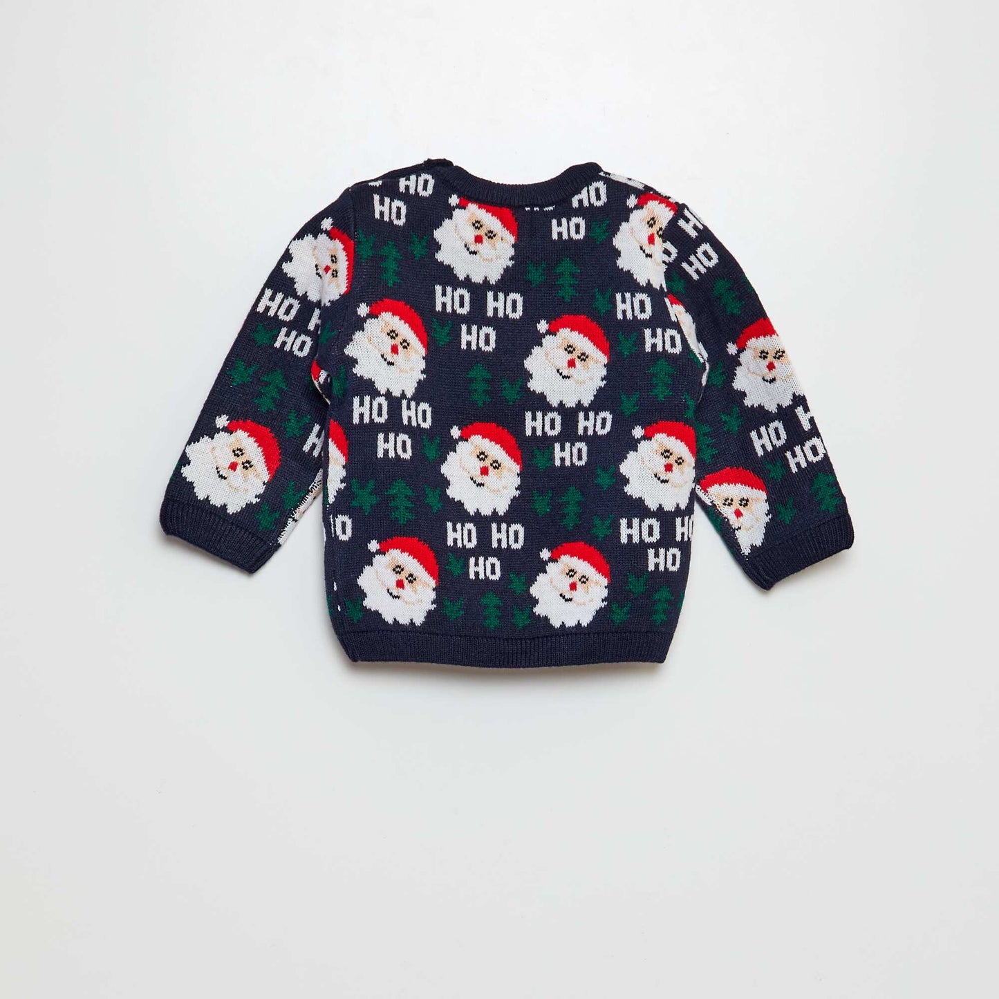 Printed Christmas jumper BLUE