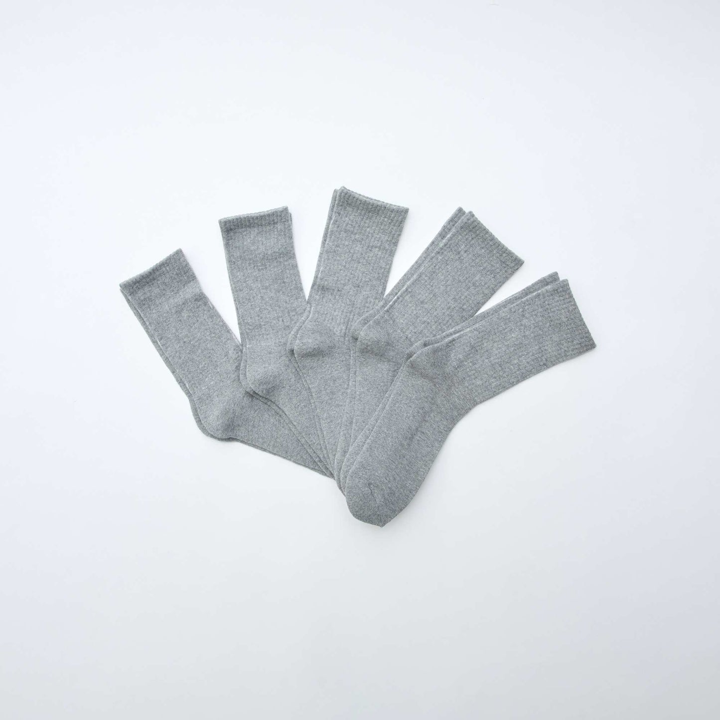 5-Pack of Tall Knitted Socks GREY