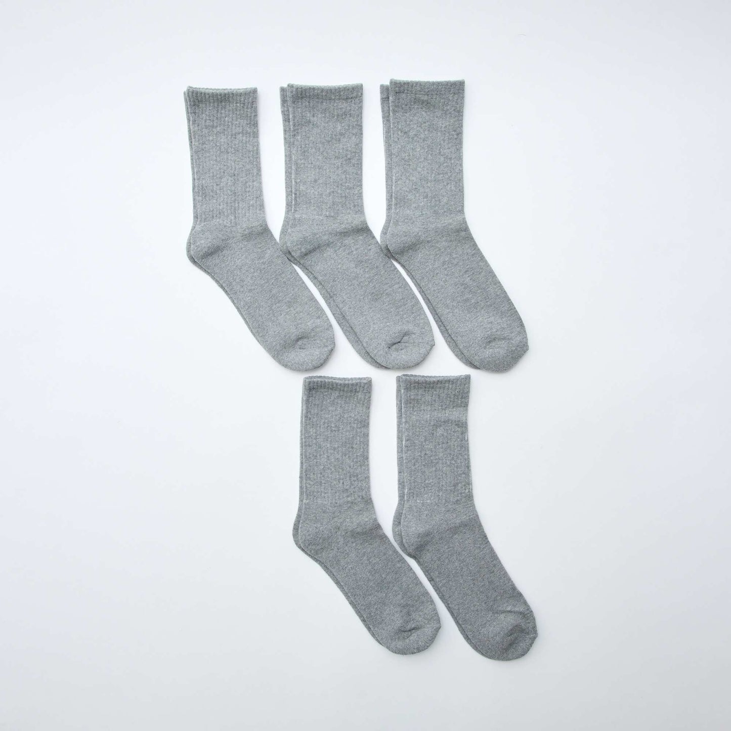 5-Pack of Tall Knitted Socks GREY