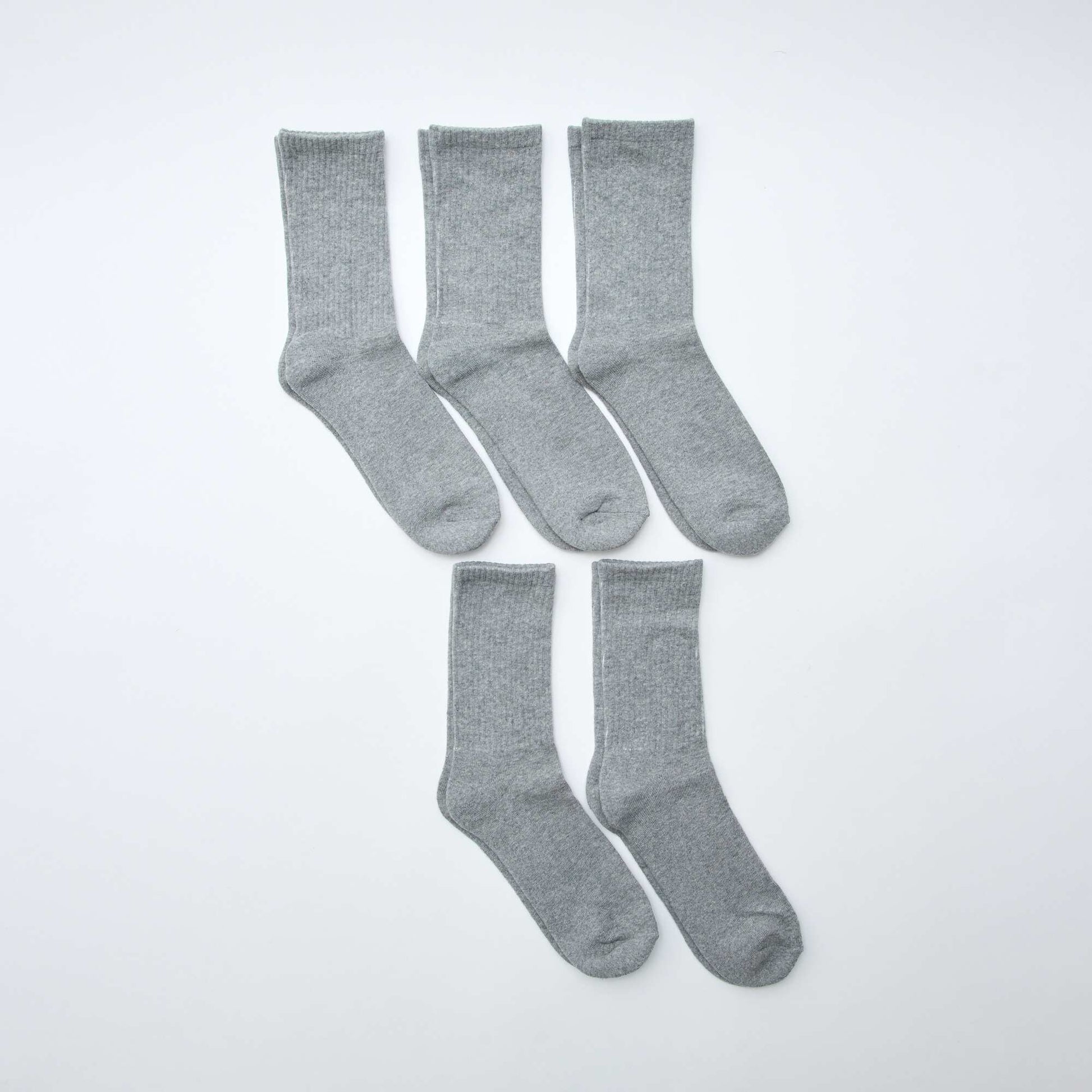 5-Pack of Tall Knitted Socks GREY
