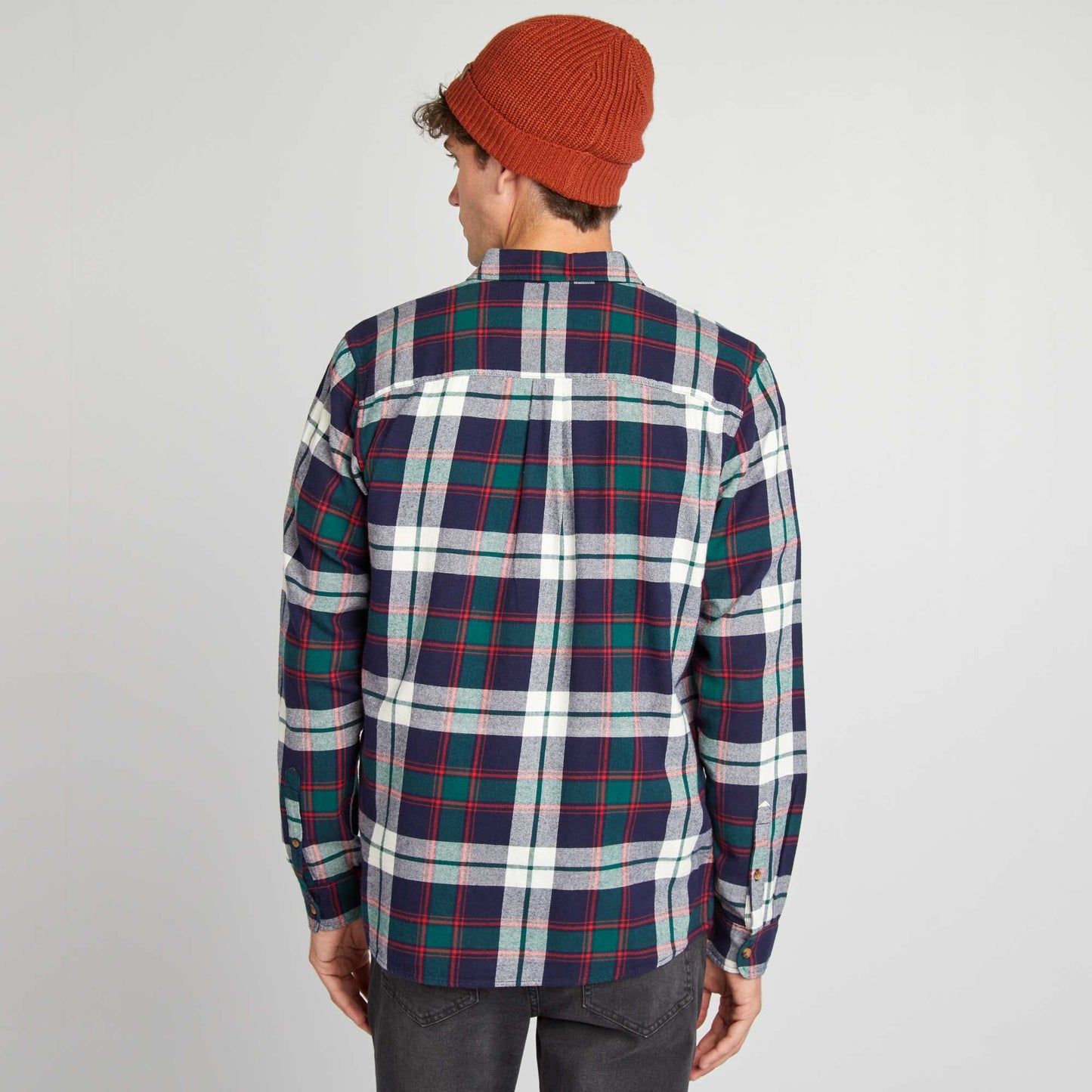 Checked shirt BLUE