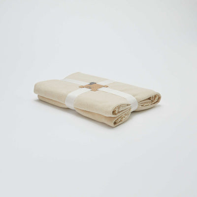 Chenille knit throw 130 x 150 cm - Kiabi Home BEIGE