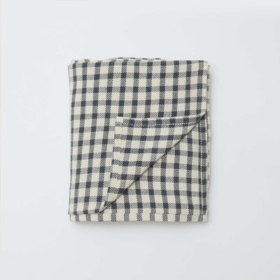Fine checked throw - Kiabi Home GREY