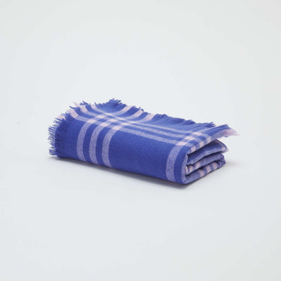 Checked blanket 160 x 130 cm - Kiabi Home BLUE