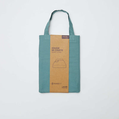 Duvet cover (140 x 200 cm) - Kiabi Home GREEN
