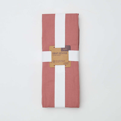 Cotton fitted sheet for single bed (90x190) - Kiabi Home PINK