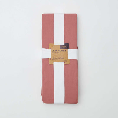 Plain 140 x 200 cm fitted sheet PINK