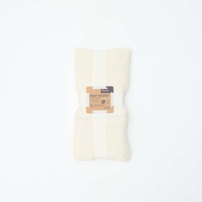 Cotton gauze fitted sheet for single bed (70 x 140 cm) - Kiabi Home WHITE