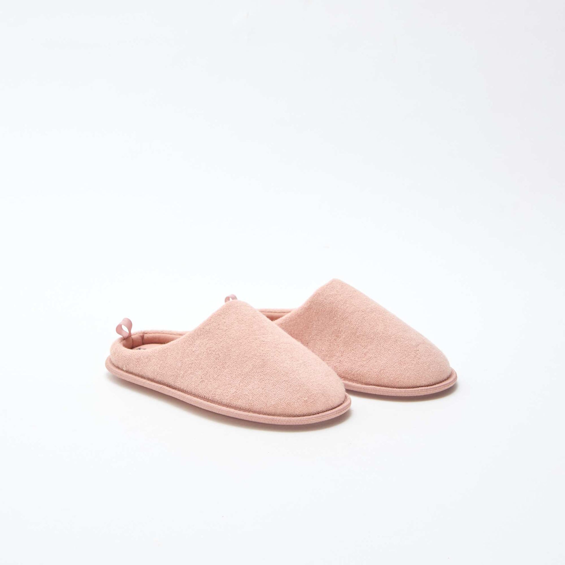 Plain mule slippers PINK