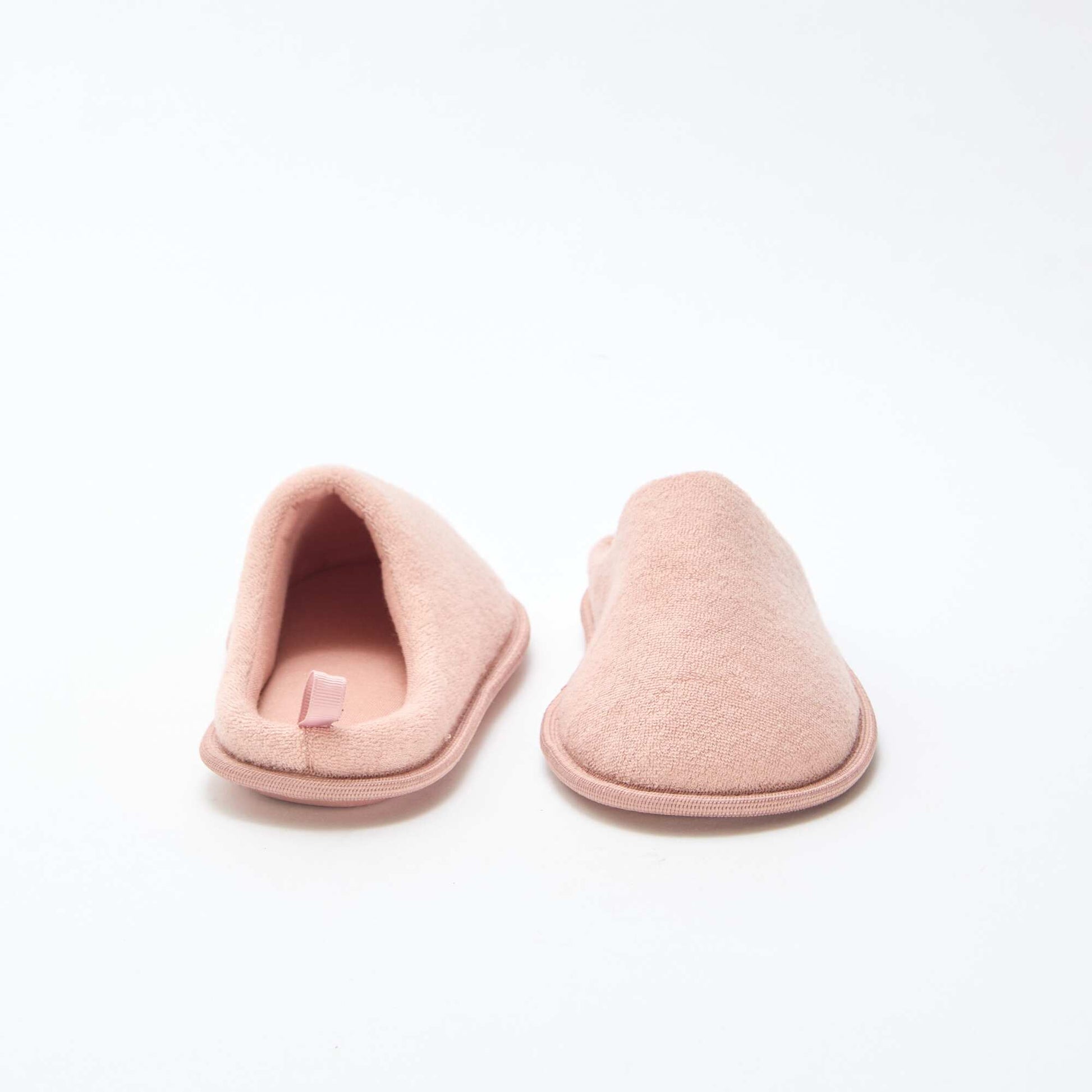 Plain mule slippers PINK