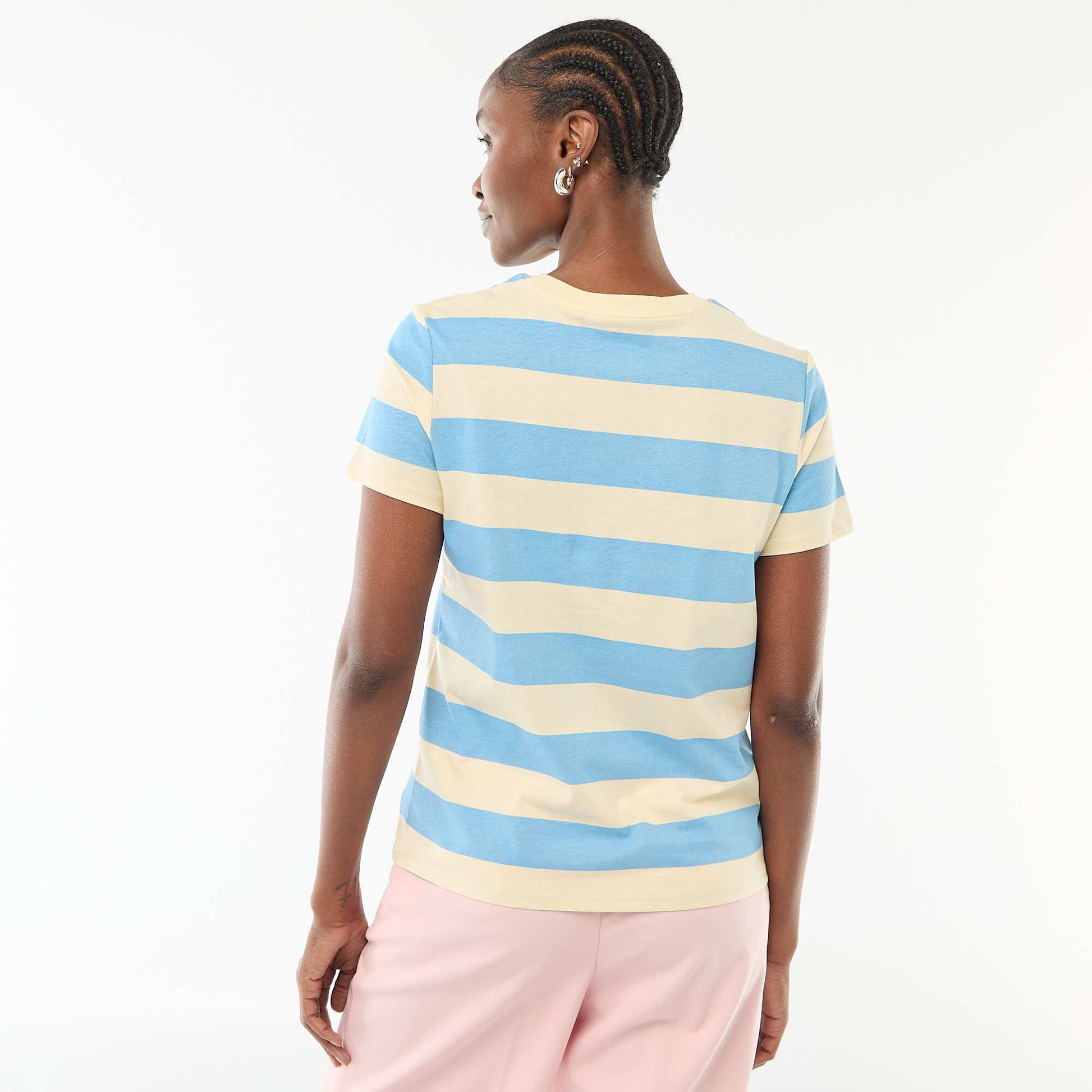 Printed T-shirt BLUE