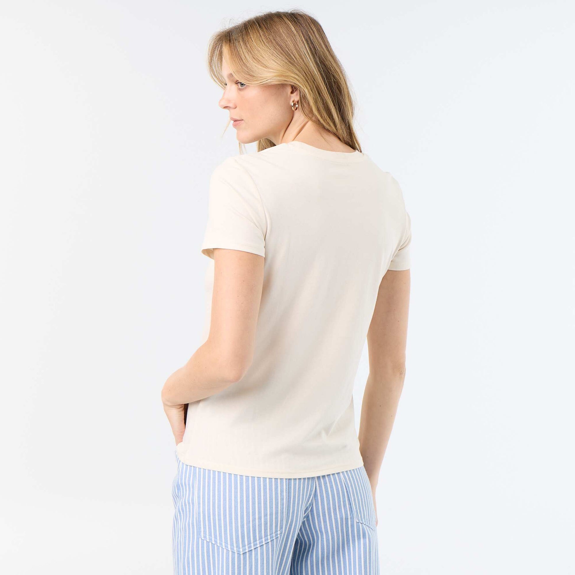 Printed T-shirt WHITE