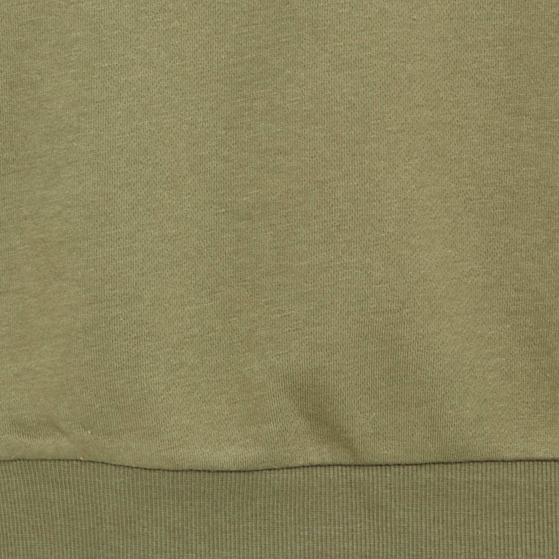 Plain brushed sweatshirt GREEN