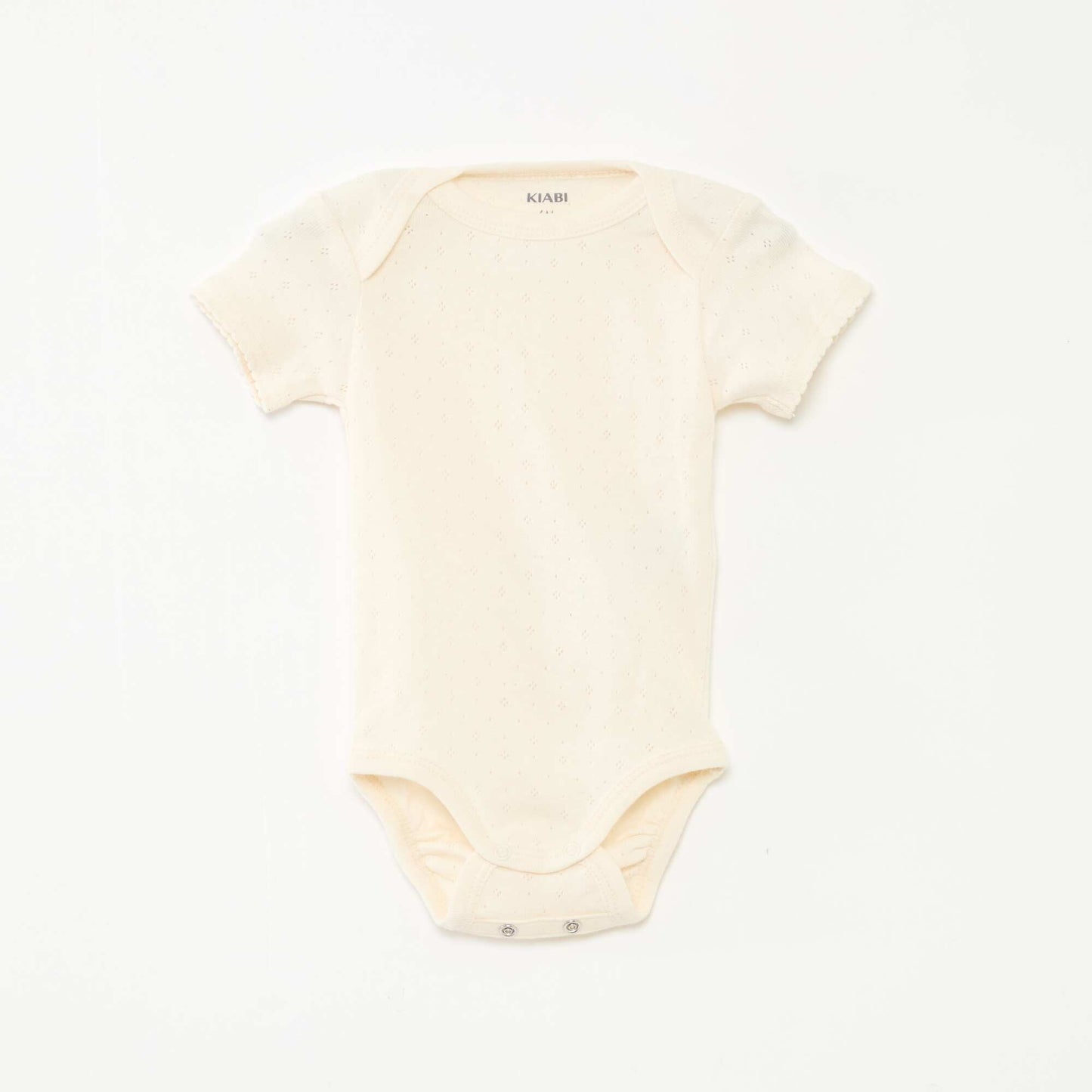 Plain knit grow-with-them bodysuits - Pack of 3 PURPLE