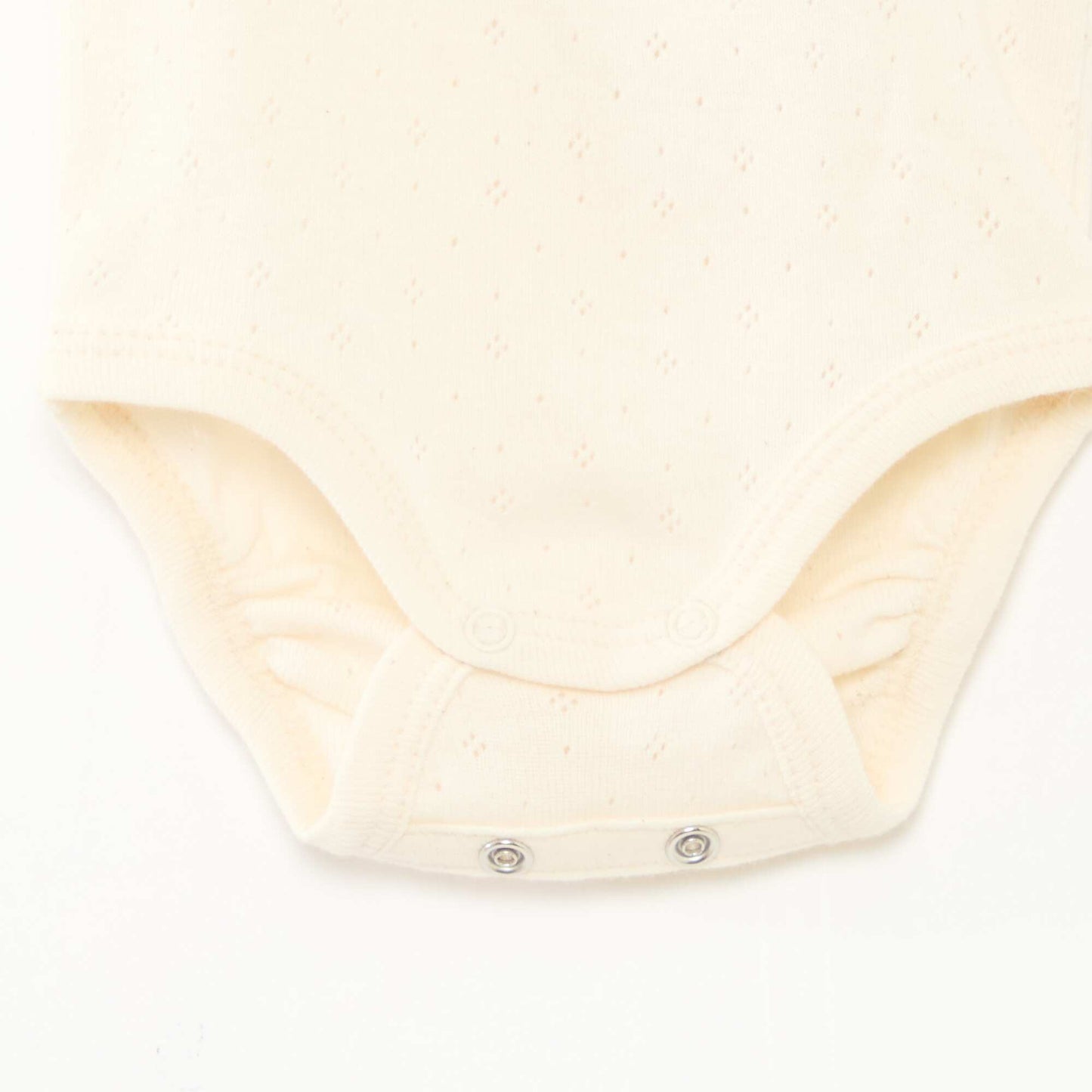 Plain knit grow-with-them bodysuits - Pack of 3 PURPLE